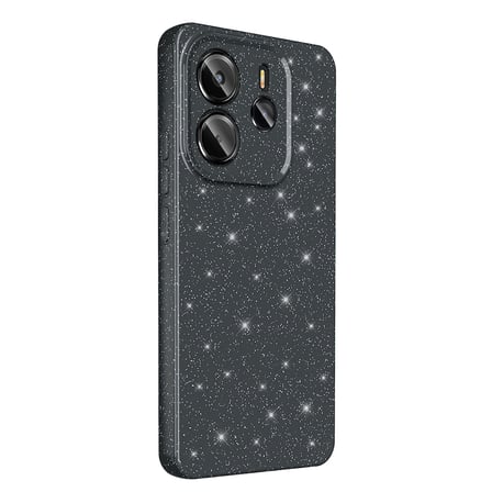 Xiaomi Redmi Note 14 4G Kılıf Kamera Korumalı Simli Silikon Üstün Koruma Novatech