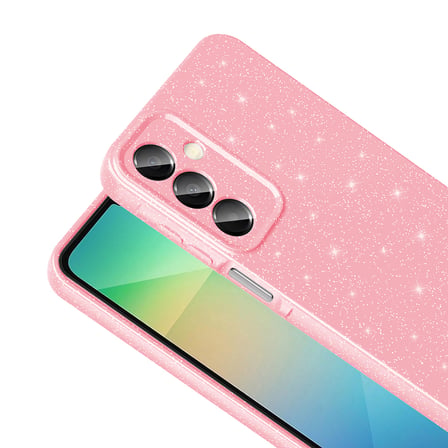 Galaxy A16 Kılıf Kamera Korumalı Simli Silikon Üstün Koruma Maks