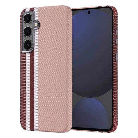 Galaxy S24 FE Kılıf M-safe Şarj Özellikli Karbon Fiber Görünümlü Zore Nekst Kapak