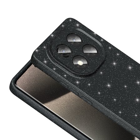 Redmi Note 14 Pro 4G Kılıf Kamera Korumalı Simli Lüks NRTK Koton Kapak - Açık Pembe