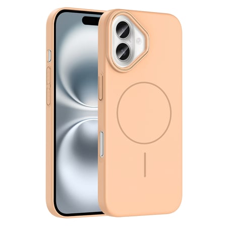 iPhone 16 Plus Kılıf İnce MagSafe Kamera Yükseltili Yumuşak Silikon Novatech