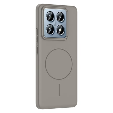 Xiaomi 14T Pro Kılıf İnce MagSafe Kamera Yükseltili Yumuşak Silikon Novatech