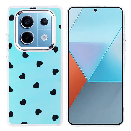 Redmi Note 14 Pro 4G Kılıf Airbag Tasarımlı KLFS Hadra Kapak - Kalp