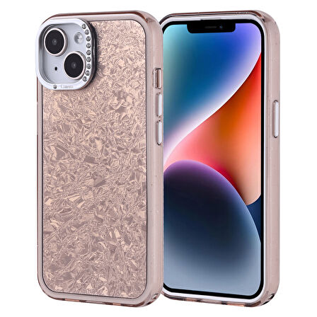 iPhone 13 Kılıf Taşlı Tasarımlı Kapi Kapak