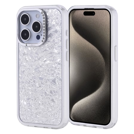 iPhone 15 Pro Kılıf Taşlı Tasarımlı Kapi Kapak