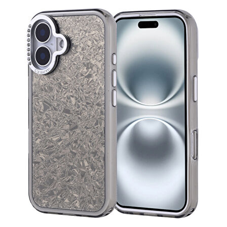 iPhone 16 Kılıf Taşlı Tasarımlı  Kapi Kapak