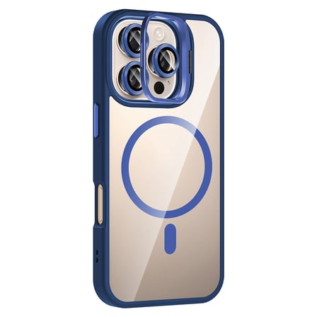 iPhone 16 Pro Max Kılıf Kamera Standlı MagSafe Destekli Şeffaf Arka Yüz Silikon FORUMSHOP