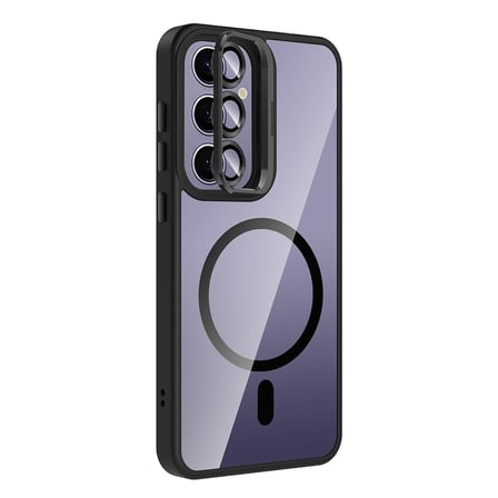 Galaxy S25 Plus Kılıf Standlı ve Kamera Lens Hediyeli M-Safe Şarj Özellikli NRTK Etro Kapak - Lacive