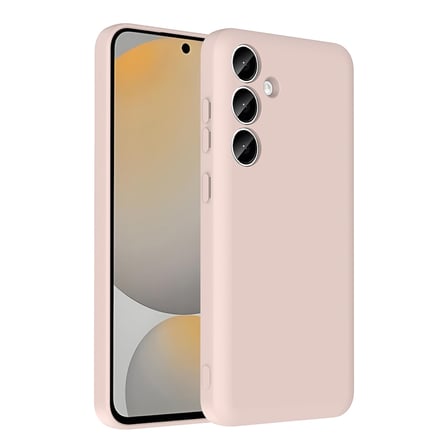 Galaxy S24 FE Kılıf Kamera Korumalı Kartlık Hazneli NRTK Vitra Kapak - Pembe