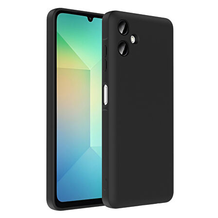 Galaxy A06 Kılıf Kamera Korumalı Kartlık Hazneli ALT Vitra Kapak - Siyah