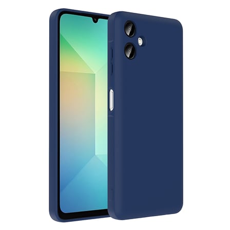 Galaxy A06 Kılıf Kamera Korumalı Kartlık Hazneli OMSY Vitra Kapak - Lacivert