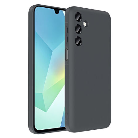 Galaxy A16 Kılıf Kamera Korumalı Kartlık Hazneli ALT Vitra Kapak - Gri