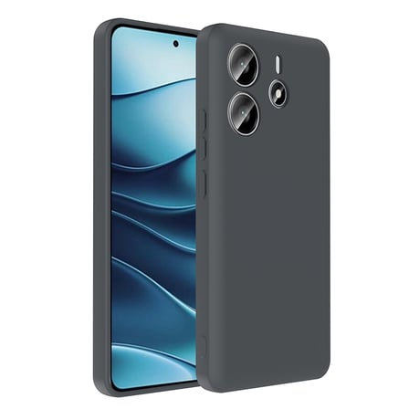 Redmi Note 14 4G Kılıf Kamera Korumalı Kartlık Hazneli NRTK Vitra Kapak - Gri