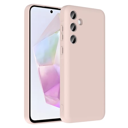 Galaxy A26 Kılıf Kamera Korumalı Kartlık Hazneli NRTK Vitra Kapak - Pembe