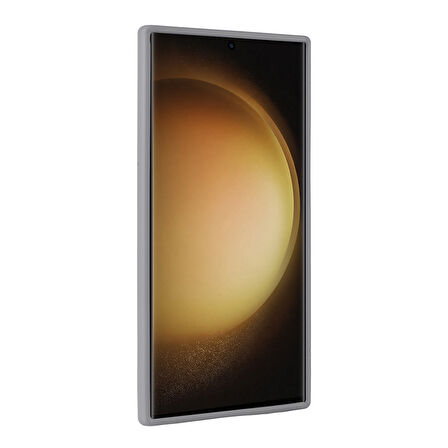 Galaxy S25 Ultra Kılıf Parlak Taşlı Tasarım Zore Pırlanta Kapak - Gri