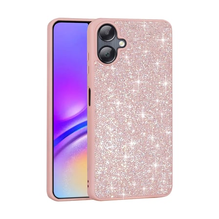 Galaxy A06 Kılıf Simli Pırlanta Taşlı Kamera Yükseltili Silikon Novatech