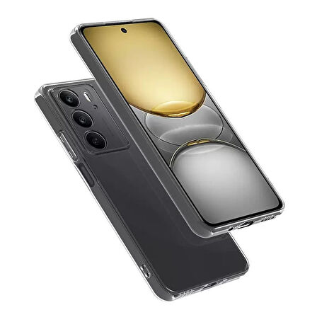 Realme C75 Kılıf ZYL Süper Silikon Kapak - Şeffaf