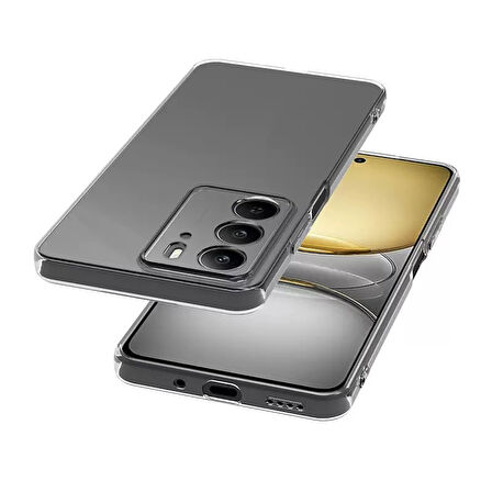 Realme C75 Kılıf ZYL Süper Silikon Kapak - Şeffaf