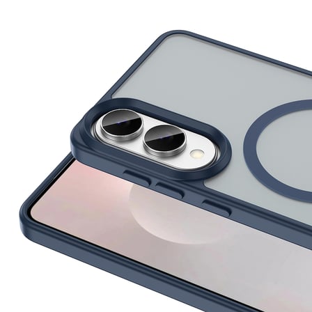 Galaxy S25 Edge Kılıf MagSafe Destekli Kamera Yükseltili Silikon Mat Parmak İzi Tutmayan Alan Tech