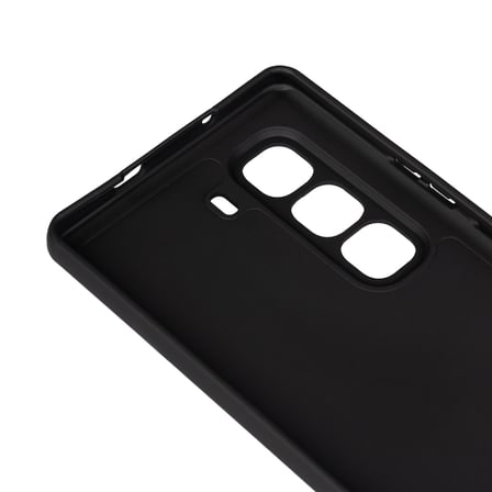İnfinix Hot 50 Pro Plus 4G Kılıf Zore Biye Silikon - Siyah