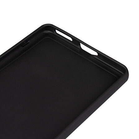 İnfinix Hot 50 Pro Plus 4G Kılıf Zore Biye Silikon - Siyah