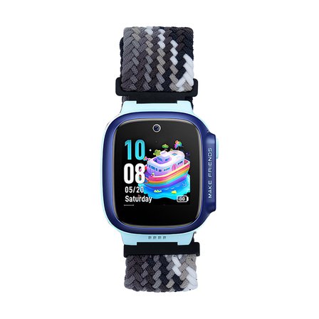 Huawei Watch GT5 41mm NRTK KRD-139 18mm Çocuklara Özel Örgü Kordon - Siyah