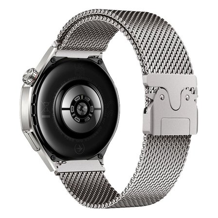 Galaxy Watch 3 45mm MKST KRD-25 Metal Hasır Kordon - Gri