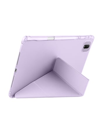 Fuchsia Honor Pad GT Pro ile Uyumlu Kalem Bölmeli Uyku Modlu Standlı Trifolding Tablet Kılıfı