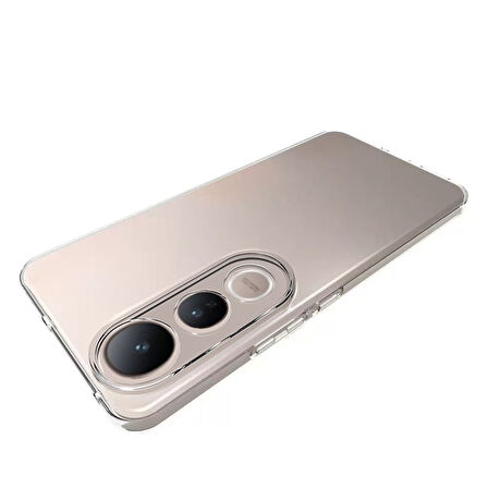 Vivo V50 Lite 4G Kılıf Kamera Korumali Süper Silikon Kapak