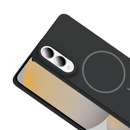 Galaxy S25 Edge Kılıf İnce MagSafe Kamera Yükseltili Yumuşak Silikon Novatech