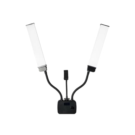 Lexroo AL45X Işıklı Telefon Tutucu Ring Light - Siyah