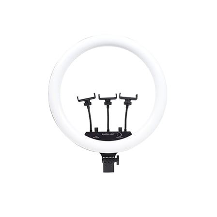 Lexroo MJ-56 Uzaktan Kumandalı 21 inç Işıklı Telefon Tutucu Ring Light - Siyah