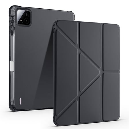 Pad 8 Kılıf MKST Tri Folding Kalem Bölmeli Standlı Kılıf - Siyah