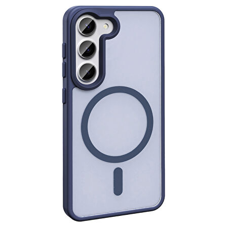 Samsung Galaxy S24 FE Kılıf Kablosuz Şarj Özellikli Mat Arka Yüzey Sio Kapak