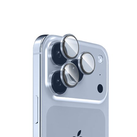 iPhone 17 Pro Max MKST Mikro Kamera Lens Koruyucu - Lacivert