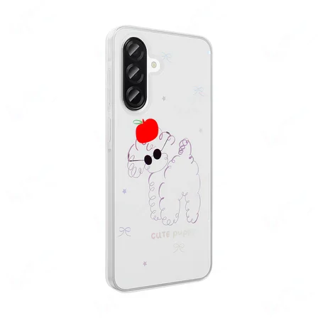 Galaxy A26 Kılıf Şeffaf Figürlü NRTK Folk Sert Kapak - Fiyonk