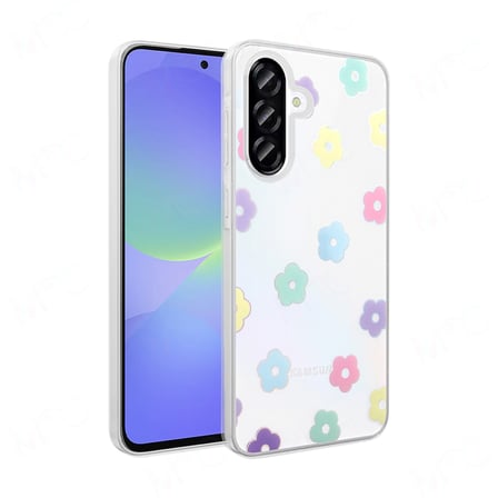 Galaxy A36 Kılıf Şeffaf Figürlü MKST Folk Sert Kapak - Fiyonk