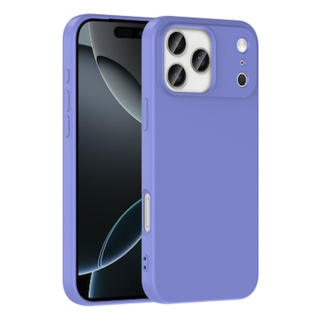 Lexroo iPhone 17 Pro Max Mara Lansman TPU Silikon İnce Kılıf - Lila