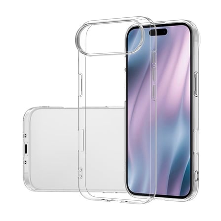 iPhone 17 Air Kılıf Kamera Korumalı Şeffaf Kalın Üstün Koruma Yumuşak Silikon MNC