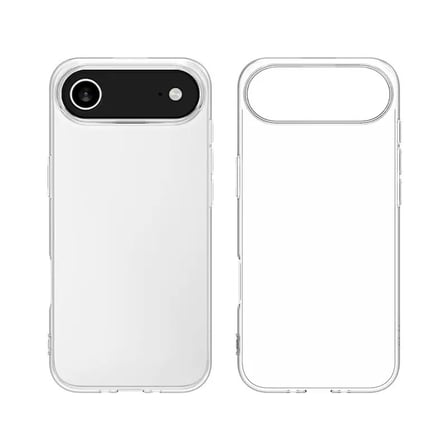 iPhone 17 Air Kılıf Kamera Korumalı Şeffaf Kalın Üstün Koruma Yumuşak Silikon MNC