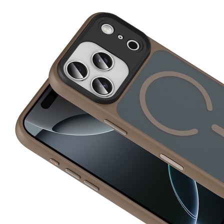 iPhone 17 Pro Kılıf MagSafe Destekli Kamera Yükseltili Mat Parmak İzi Tutmayan Silikon SystemCom