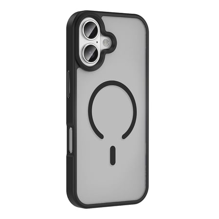 iPhone 17 Kılıf M-safe Şarj Özellikli Mat Arka Yüzey MKST Sio Kapak - Turuncu