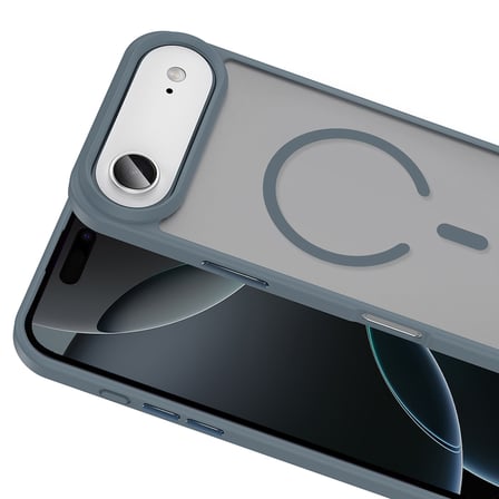 iPhone 17 Air Kılıf MagSafe Destekli Kamera Yükseltili Silikon Mat Parmak İzi Tutmayan Alan Tech