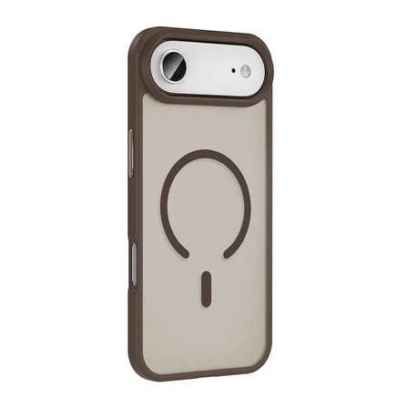 iPhone 17 Air Kılıf M-safe Şarj Özellikli Mat Arka Yüzey NRTK Sio Kapak - Desert Titanyum