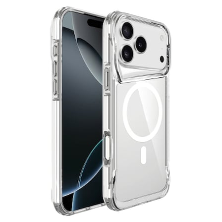 Lexroo iPhone 17 Pro Max Mag Safe Şarj Özellikli T-Max Silikon Kılıf - Şeffaf