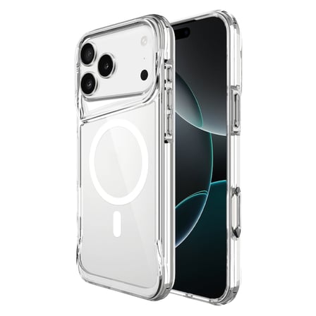 Lexroo iPhone 17 Pro Max Mag Safe Şarj Özellikli T-Max Silikon Kılıf - Şeffaf