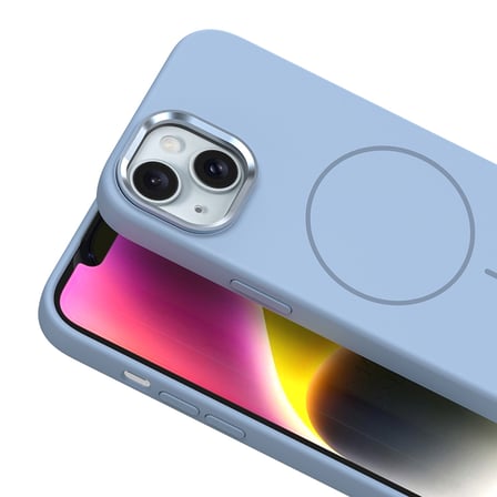 iPhone 13 Kılıf İnce MagSafe Halkalı Kamera Yükseltili Silikon Novatech