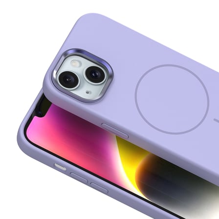 iPhone 13 Kılıf İnce MagSafe Halkalı Kamera Yükseltili Silikon Novatech