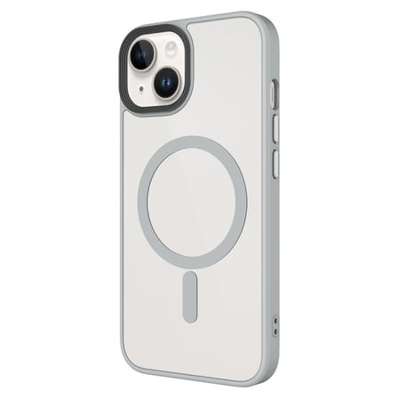 iPhone 14 Plus Kılıf MagSafe Destekli Kamera Yükseltili Mat Parmak İzi Tutmayan Silikon Novatech