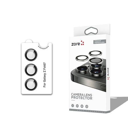 Galaxy Z Fold 7 MKST CL-12 Premium Safir Parmak İzi Bırakmayan Anti-Reflective Kamera Lens Koruyucu